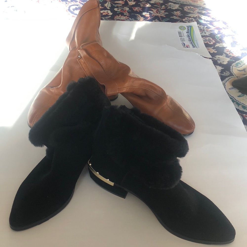 2 pair of women winter boots anti slippery